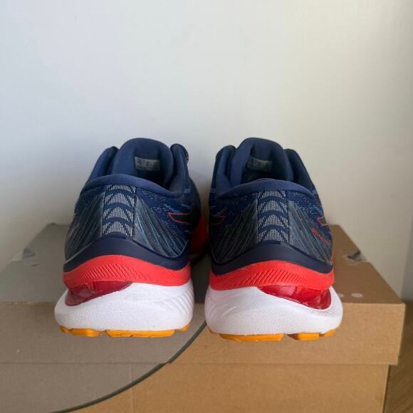 Asics Gel-Kayano 29 Deep Ocean/Cherry Tomato Men Running Sneakers - SZ 11 - Picture 3 of 12